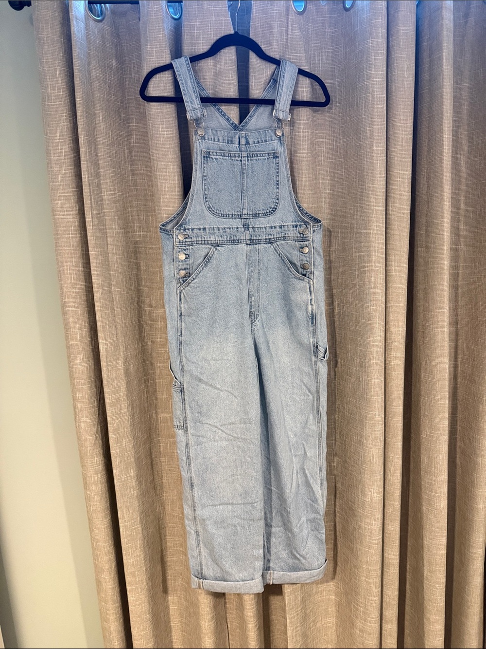 Light Blue Denim Painter Overalls - Madewell